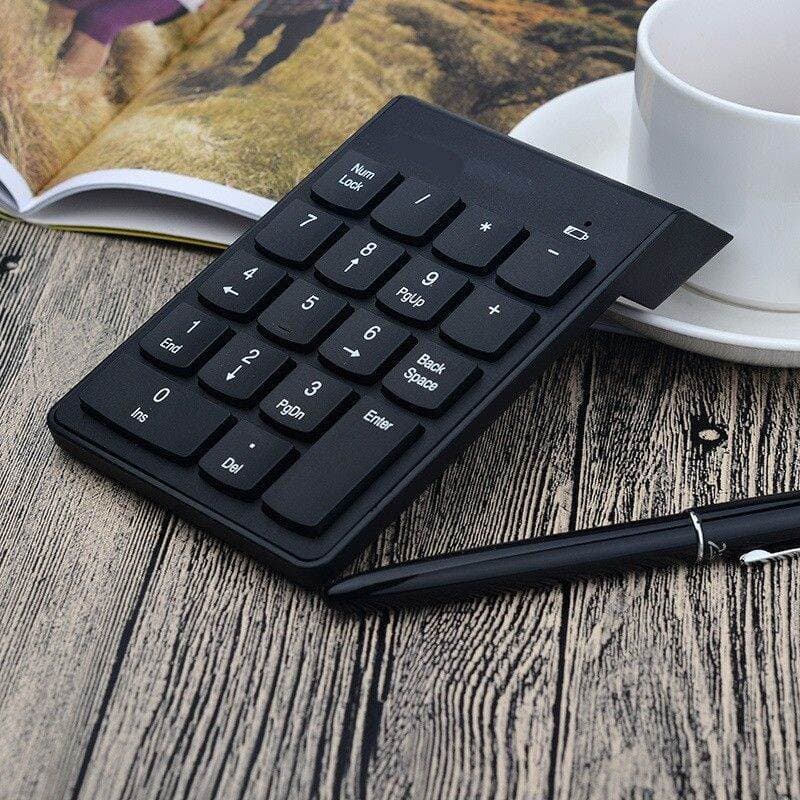 Portable Bluetooth Mini Numeric Keypad Wireless Numeric Keyboard For Laptop, Tablets, Surface Pro, Windows, Smartphones and More