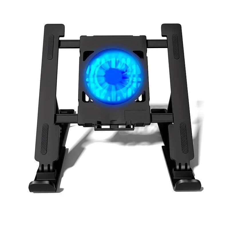 Laptop Cooling Stand - Durable PC Material, Compact & Portable Design for Efficient Heat Dissipation, Ideal for Gaming & Work, Gaming Accessory | Modern Aesthetic | Durable Build