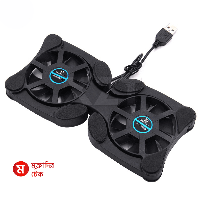 Foldable USB Cooling Fan CPU Cooler Mini Octopus Notebook Cooler Pad
